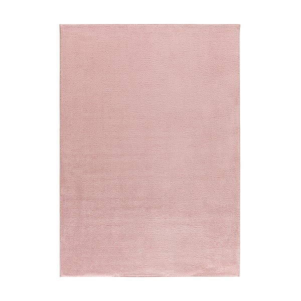 Różowy dywan z mikrowłókna 160x220 cm Coraline Liso – Universal