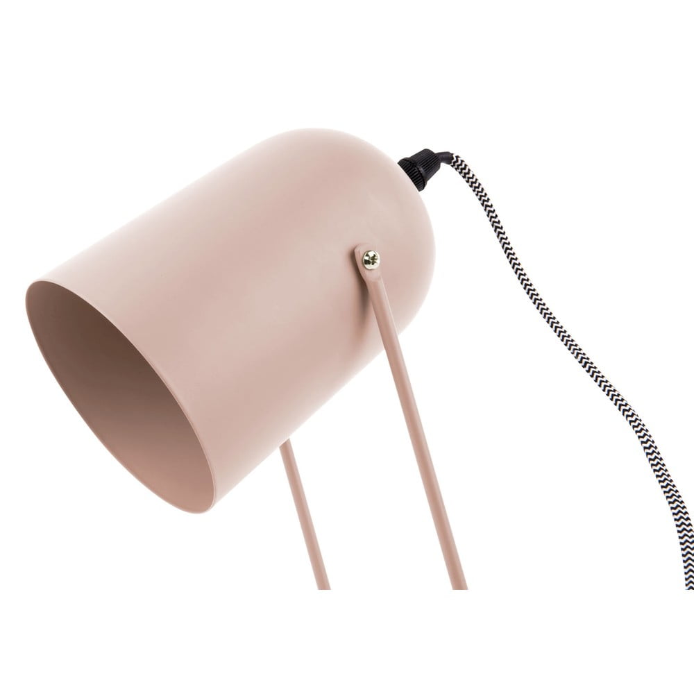 Różowa lampa stołowa Leitmotiv Enchant, wys. 30 cm (zdjęcie 4)