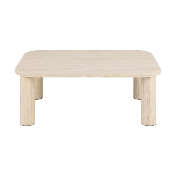 Beżowy stolik w dekorze marmuru 75x100 cm Solano – Actona-image-3