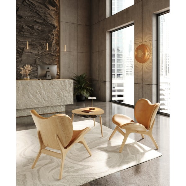 Lampa sufitowa z drewnianym kloszem ø 49 cm Clava Up – UMAGE-image-3