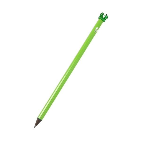 Zielony ołówek z dekoracją w kształcie korony TINC