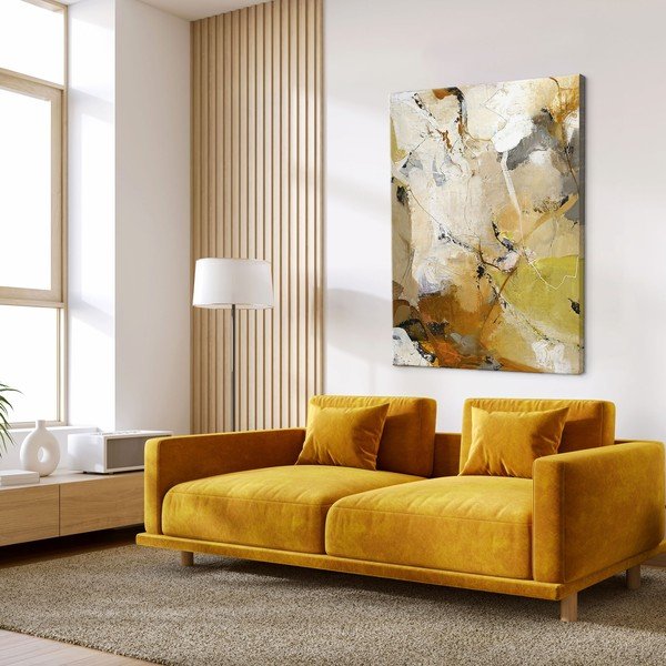 Obraz drukowany/z ręcznie malowanymi elementami na płótnie 90x118 cm Everlast – Malerifabrikken-image-1