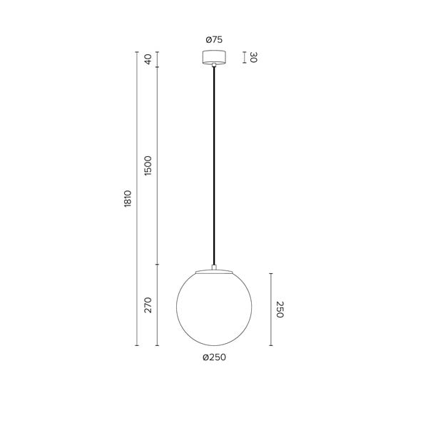 Biała lampa wisząca z obwódką w kolorze złota Sotto Luce TSUKI M-image-3
