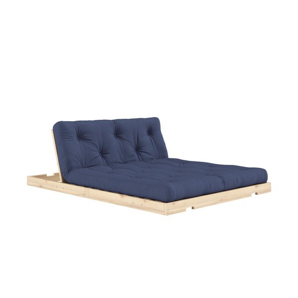 Ciemnoniebieska rozkładana sofa 145 cm Flip – Karup Design-image-4