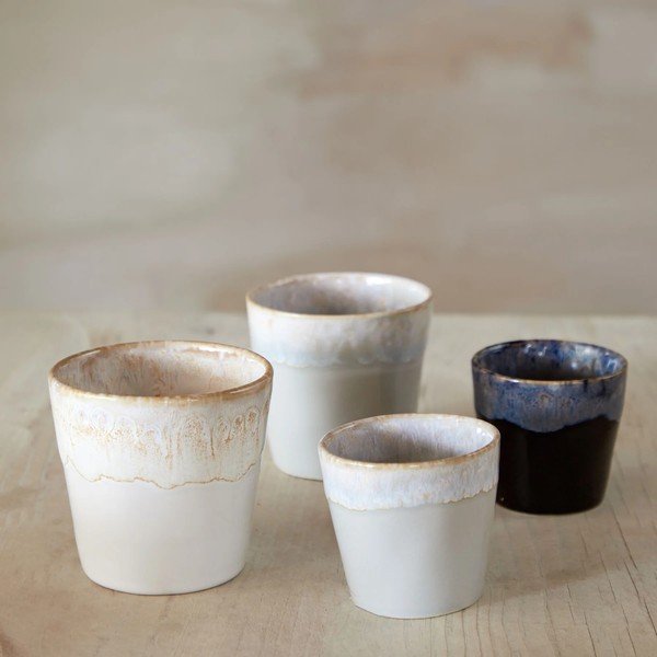 Białe kamionkowe filiżanki zestaw 8 szt. na espresso 210 ml Grespresso – Costa Nova-image-2