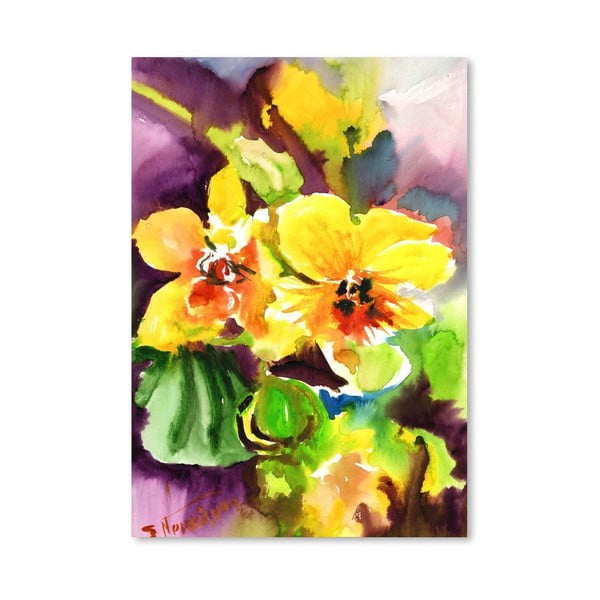 Plakat Yellow Orchids (projekt Suren Nersisyan)
