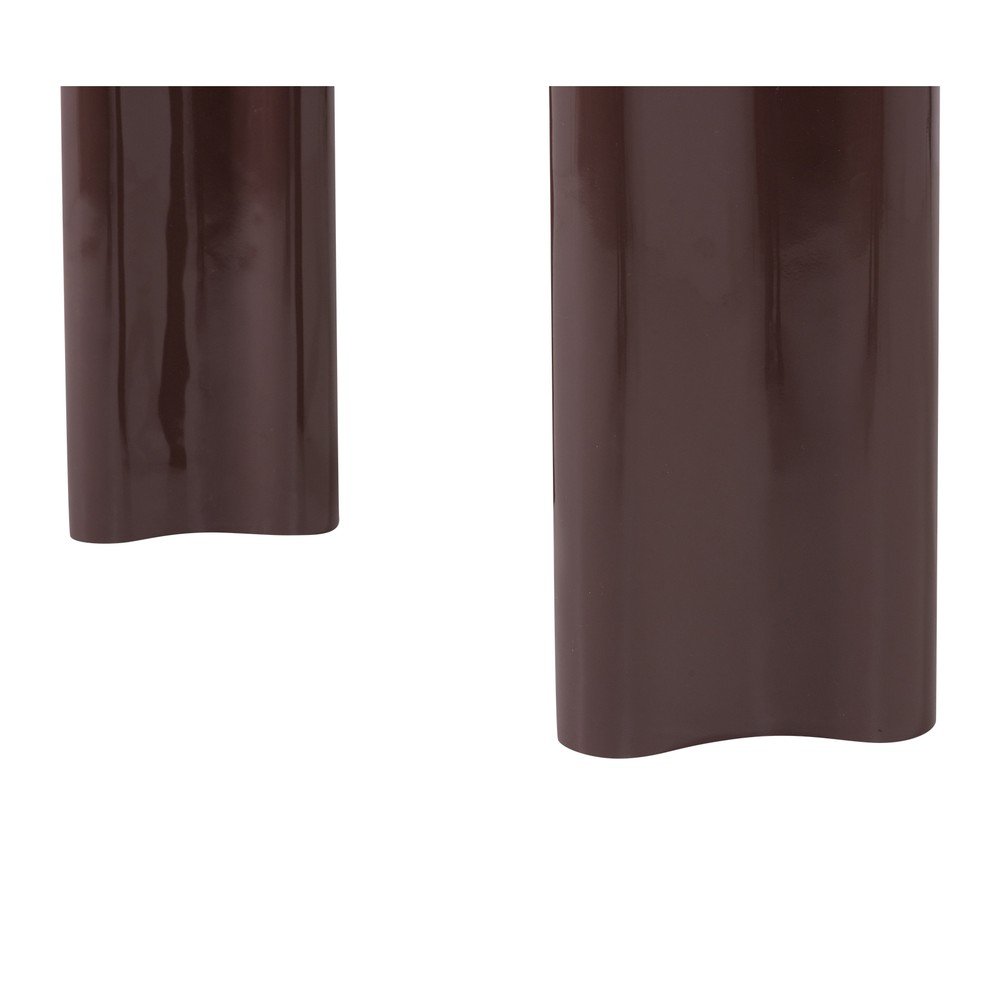 Ciemnobrązowa konsola z połyskiem 35x120 cm Evara – WOOOD (zdjęcie 6)