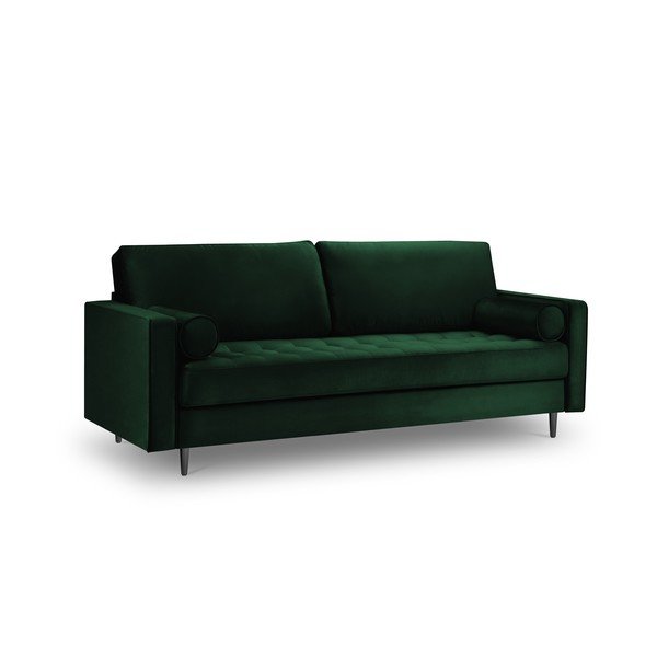 Zielona aksamitna sofa Milo Casa Santo, 219 cm-image-3