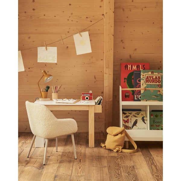 Białe krzesło dziecięce Konna – Kave Home-image-2