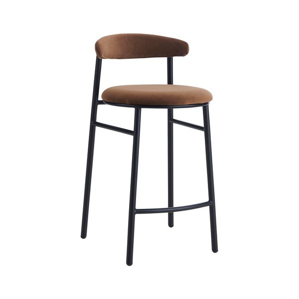 Brązowy metalowy hoker (wysokość siedziska 66 cm) Doggi – Ellos Home