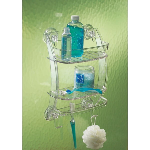 Półka prysznicowa z przyssawkami iDesign Spa Organizer-image-1