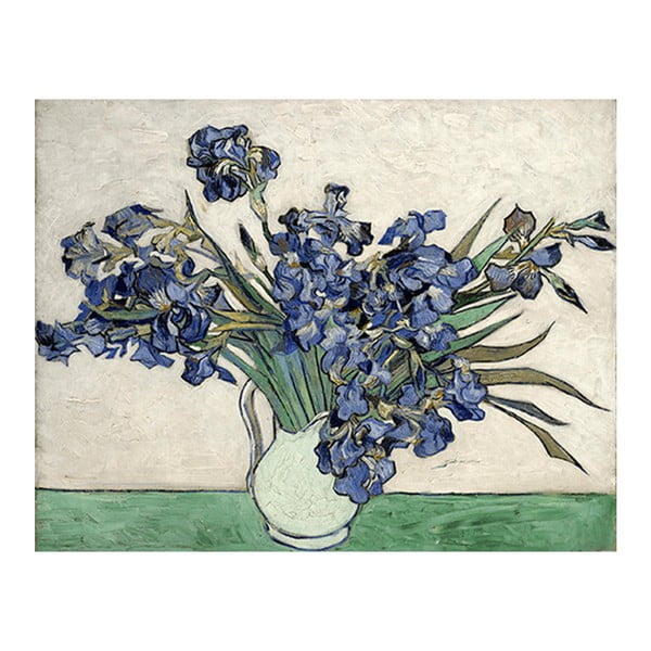 Reprodukcja obrazu Vincenta van Gogha - Irises 2, 60x40 cm