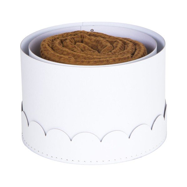 Białe kartonowe pojemniki zestaw 2 szt. z pokrywką ø 26x17,5 cm Wilma Paper Laminate – Bigso-image-3