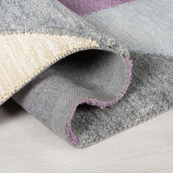 Szaro-fioletowy dywan Flair Rugs Icon, 120x170 cm-image-1