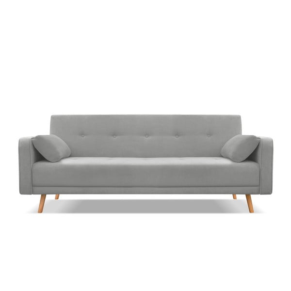 Ciemnoszara sofa rozkładana Cosmopolitan Design Stuttgart, 212 cm