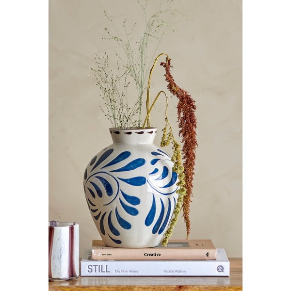 Kremowy kamionkowy wazon (wysokość 24 cm) Heikki – Bloomingville-image-1