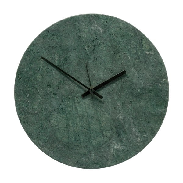 Wiszący zegar marmurowy Hübsch Tempus, ø 31 cm