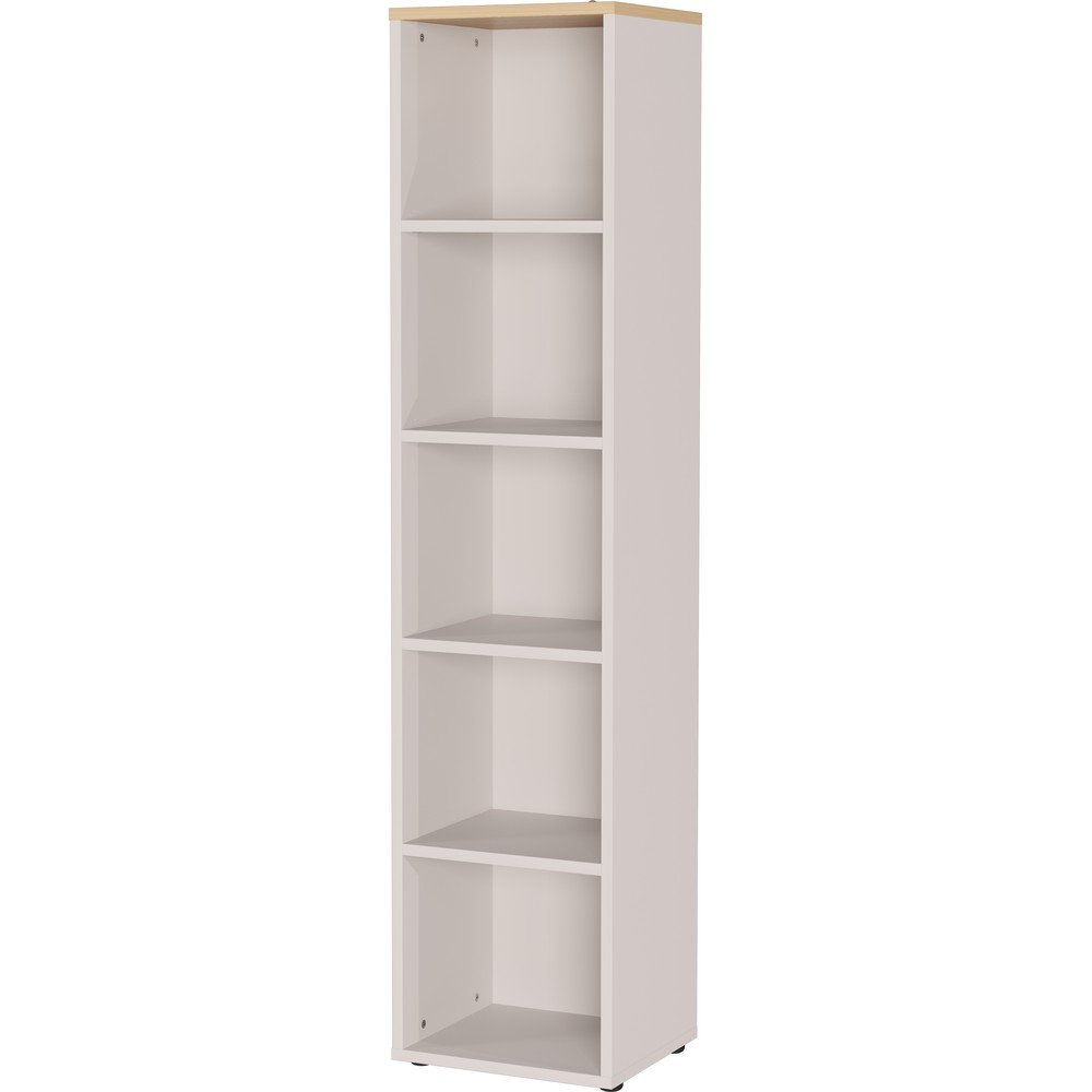 Kremowy regał z matowym wykończeniem 45x197x40 cm Lissabon – Germania