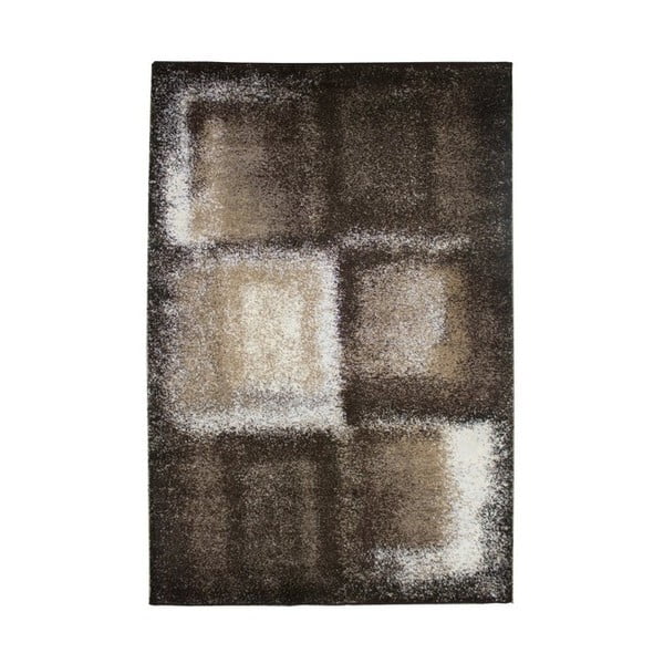 Brązowy dywan Calista Rugs Kyoto Squares, 80 x 150 cm