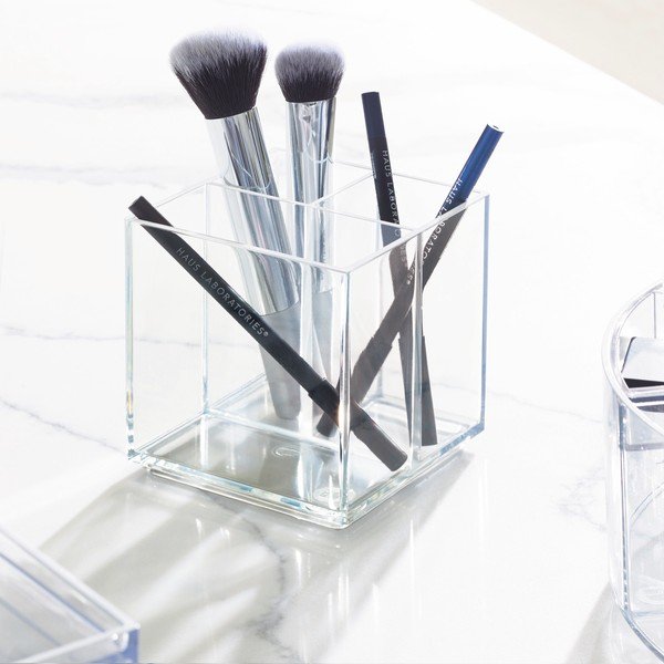 Organizer łazienkowy na kosmetyki z plastiku z recyklingu Cosmetic Cube – iDesign-image-1