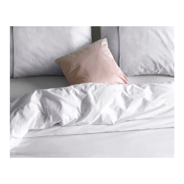 Biała jednoosobowa pościel z mikroperkalu Sleeptime Monte Carlo, 140x200 cm-image-2