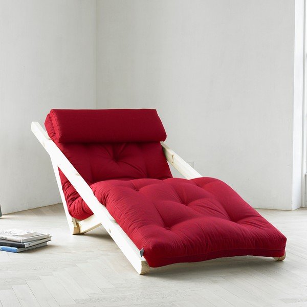 Szezlong Karup Figo, Raw/Bordeaux, 70 cm-image-4