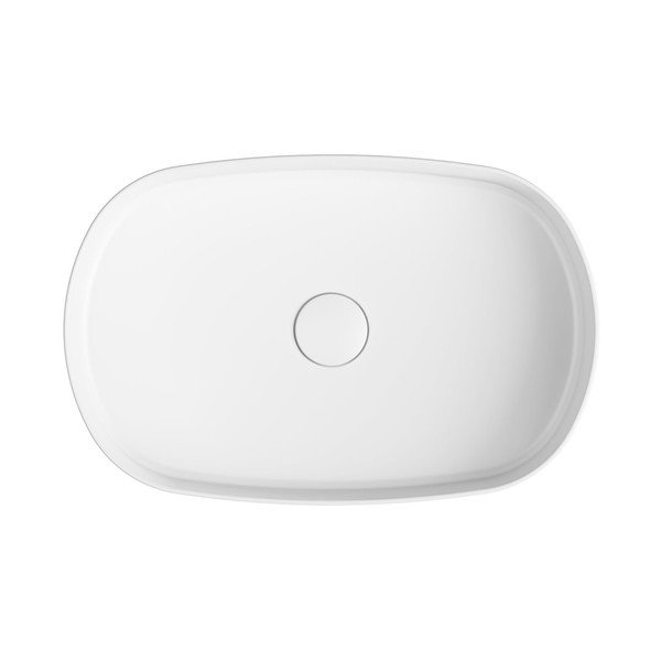 Biała ceramiczna umywalka 55x36 cm Infinity Oval – Sapho-image-2