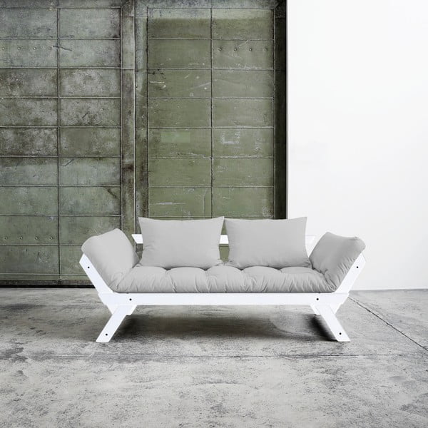 Sofa rozkładana Karup Bebop White/Light Grey