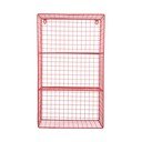 Czerwona wielopoziomowa stalowa półka 60 cm Reja – PT LIVING