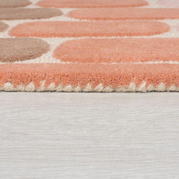 Pomarańczowy chodnik wełniany Flair Rugs Fossil, 60x230 cm-image-3