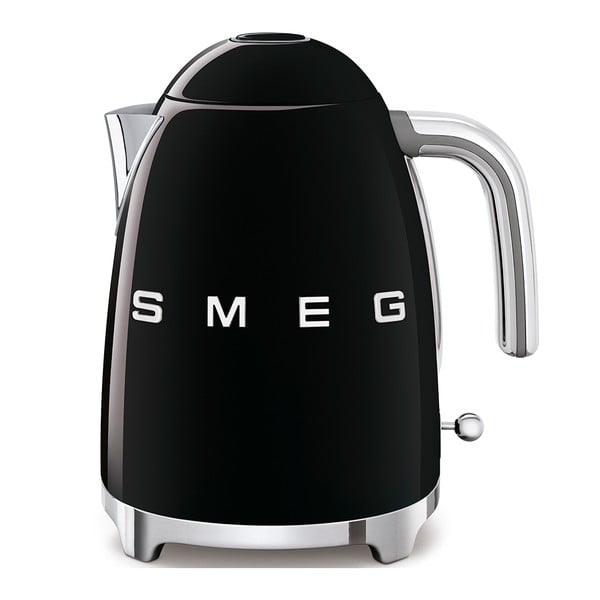 Czarny czajnik elektryczny ze stali nierdzewnej 1,7 l Retro Style – SMEG