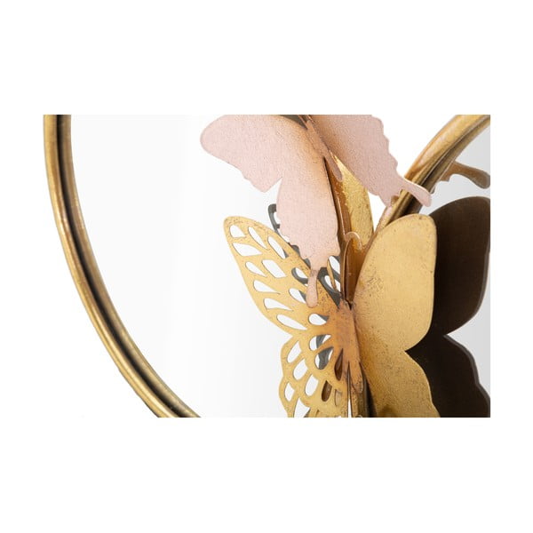 Lustro ścienne w różowo-złotym dekorze Mauro Ferretti Farfalle, 81x52,5 cm-image-3