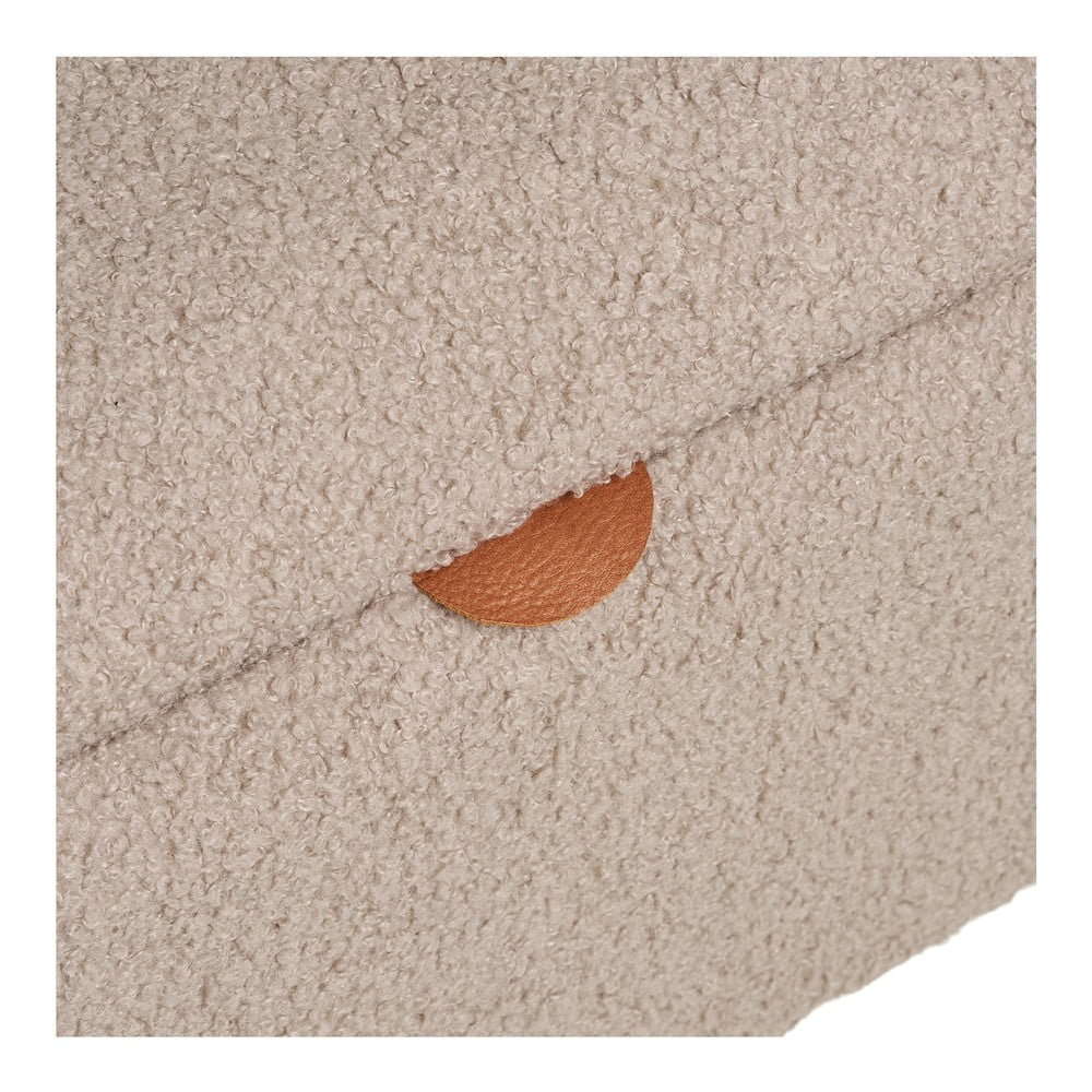 Beżowa ławka z materiału bouclé Harlow – House Nordic (zdjęcie 9)