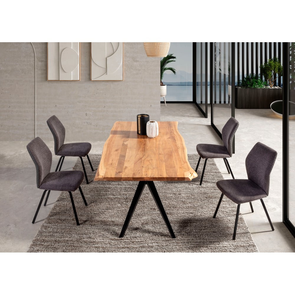 Stół z blatem z drewna akacjowego 100x200 cm Mudri – MOME (zdjęcie 6)