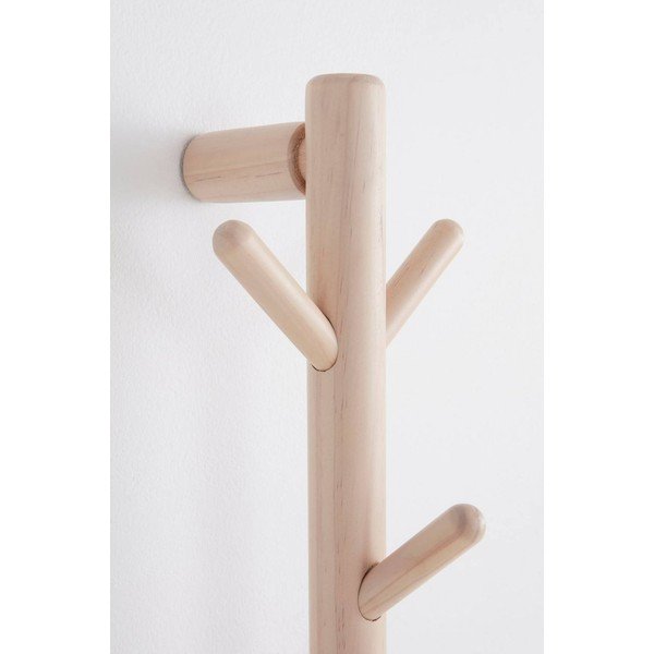 Wieszak ścienny z litego drewna sosnowego w jasnym naturalnym kolorze 21 cm Eddison – Jotex-image-2
