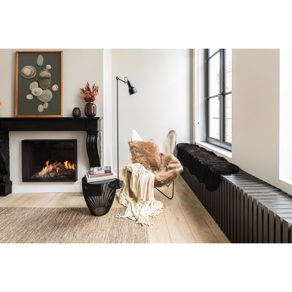 Czarna sztuczna skóra Tiseco Home Studio Lambskin, 60x180 cm-image-3