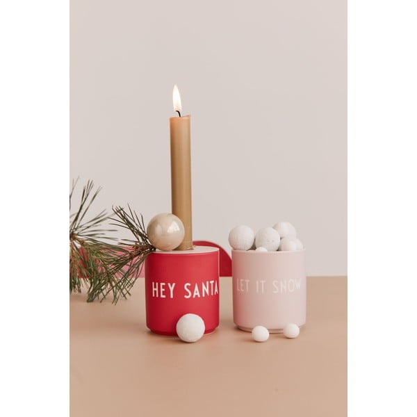 Jasnoszary kubek z imitacji porcelany Design Letters Favourite, 0,25 l-image-1