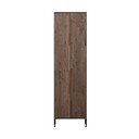 Brązowa szafa w dekorze jesionu 60x210x42 cm Gravure – WOOOD
