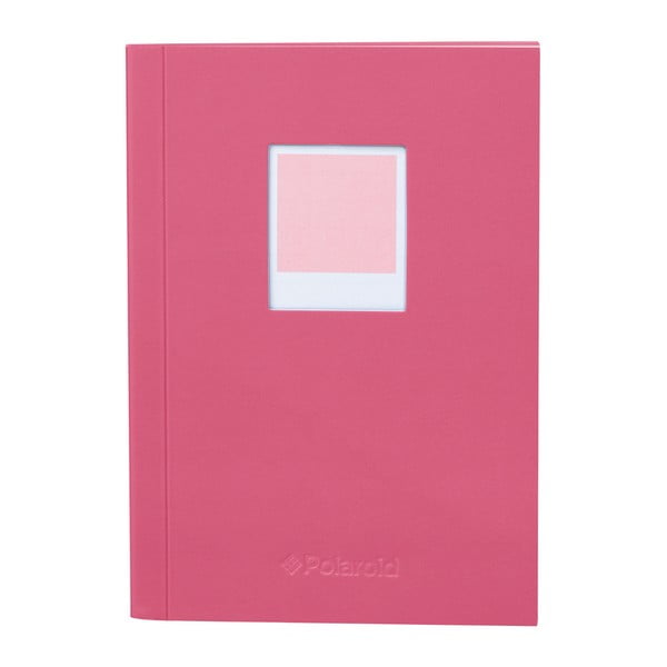 Różowy notes Polaroid Soft Touch, 14,9 x 10,5 cm