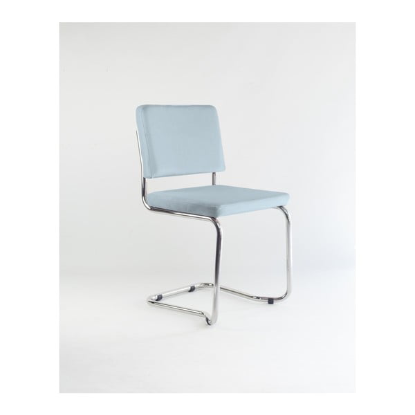 Krzesło z niebieskim aksamitnym obiciem Velvet Atelier Bertha