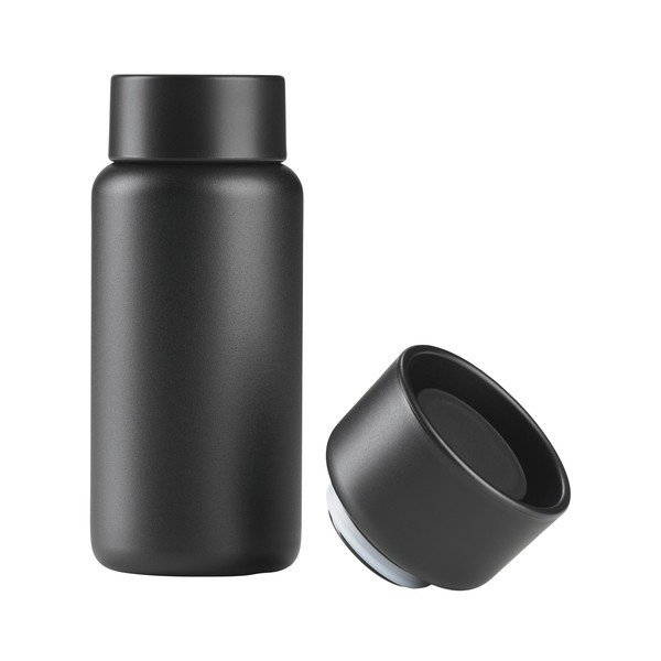 Czarny kubek termiczny ze stali nierdzewnej 400 ml Singles – Zone