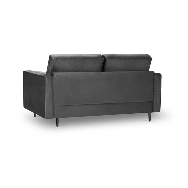 Ciemnoszara aksamitna sofa Milo Casa Santo, 174 cm-image-4