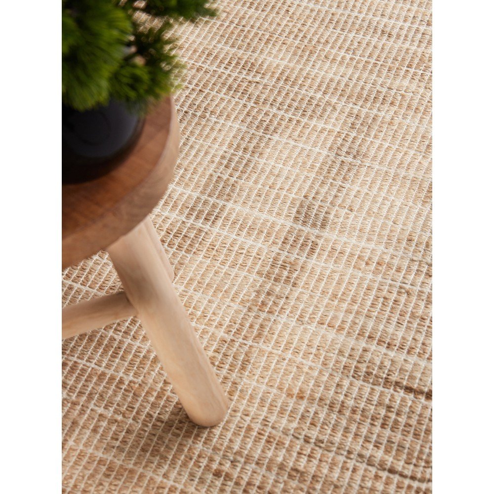 Chodnik z mieszanki juty dwustronny/tkany ręcznie w naturalnym kolorze 80x300 cm Birka – Villeroy&Boch (zdjęcie 7)