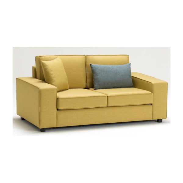 Żółta sofa 2-osobowa Balcab Home Doty