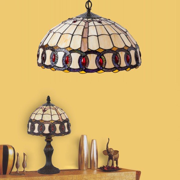 Lampa stołowa SULION Tiffany Color-image-1