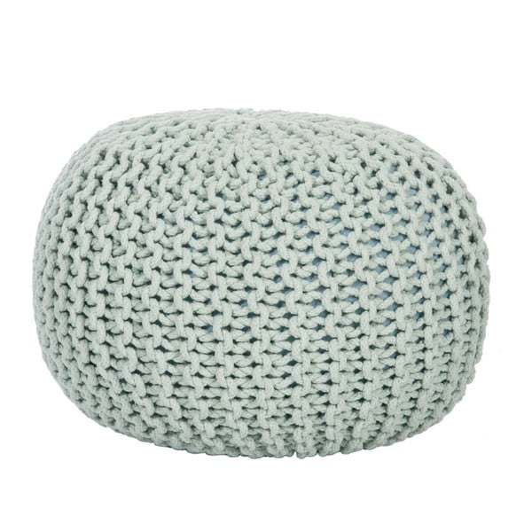 Puf Knitted Green, 35x50 cm