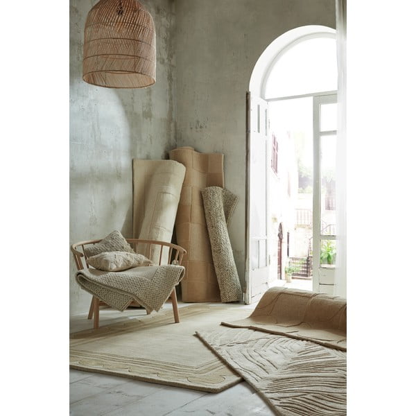 Beżowy dywan wełniany 230x160 cm Rue – Flair Rugs-image-2