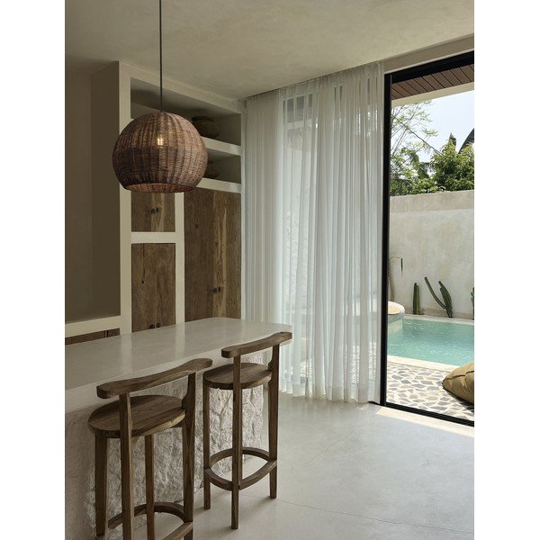 Rattanowa lampa wisząca w naturalnym kolorze ø 39 cm Rielo – Nova Luce-image-2