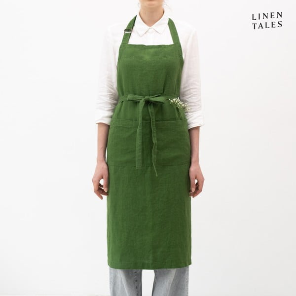 Lniany fartuch True Green – Linen Tales