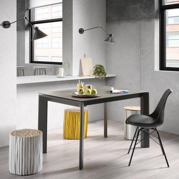 Biały stolik z drewna tekowego Kave Home Filippo, ⌀ 35 cm-image-3